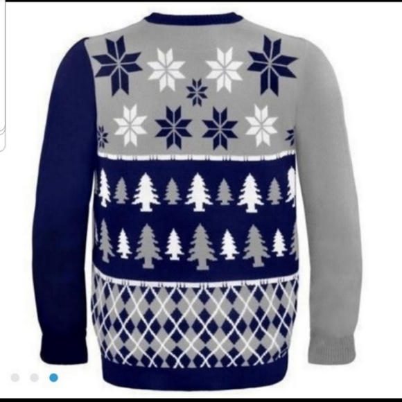 NFL APPAREL DALLAS COWBOYS CHRISTMAS SWEATER - Picture 2 of 7